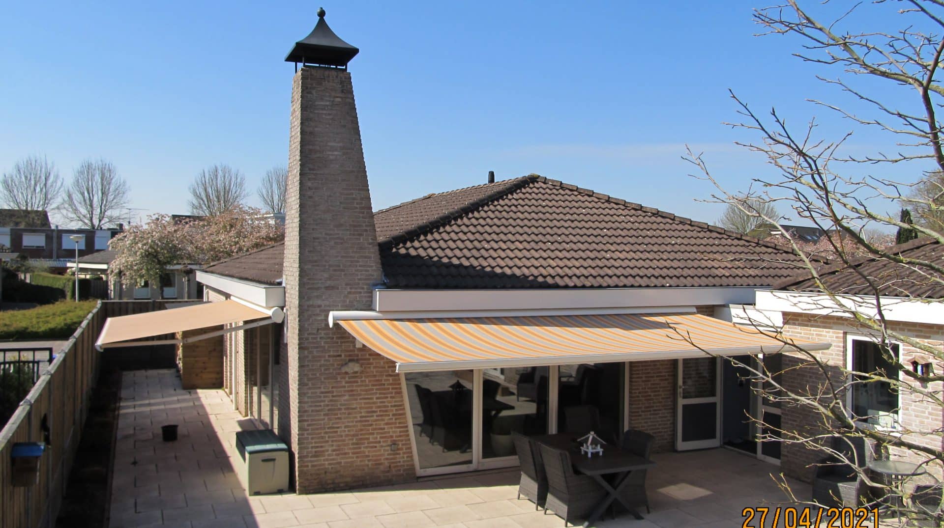 zonneschermdoek vervangen Hank