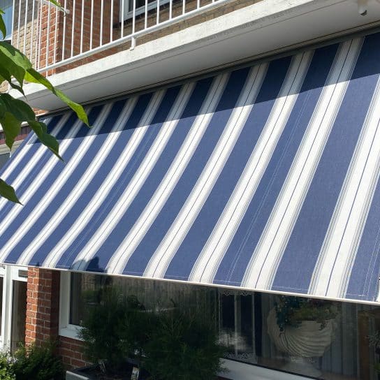 zonneschermdoek vervangen albergen