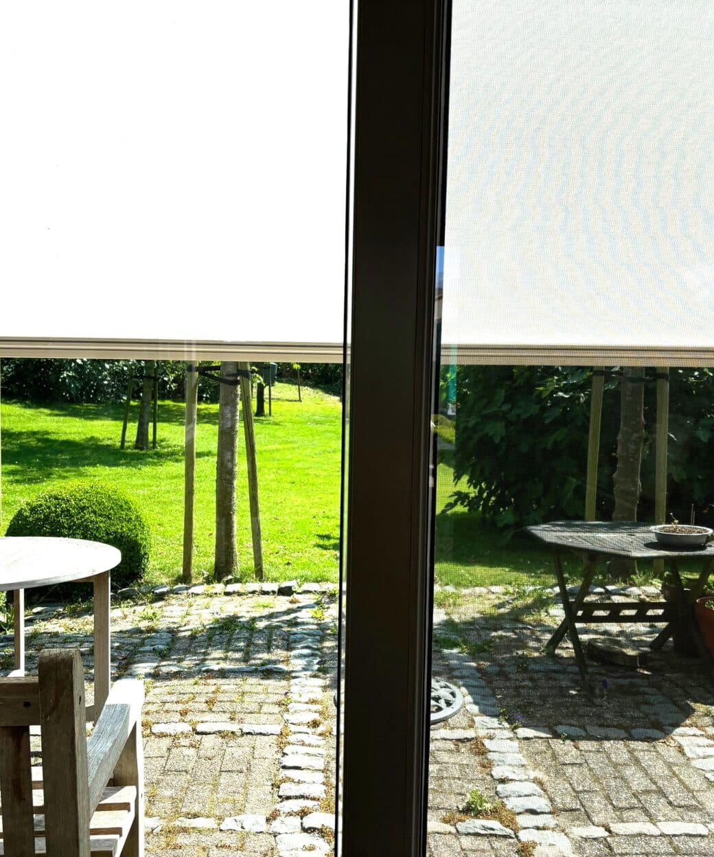 Wit zonneschermdoek van Tibelly