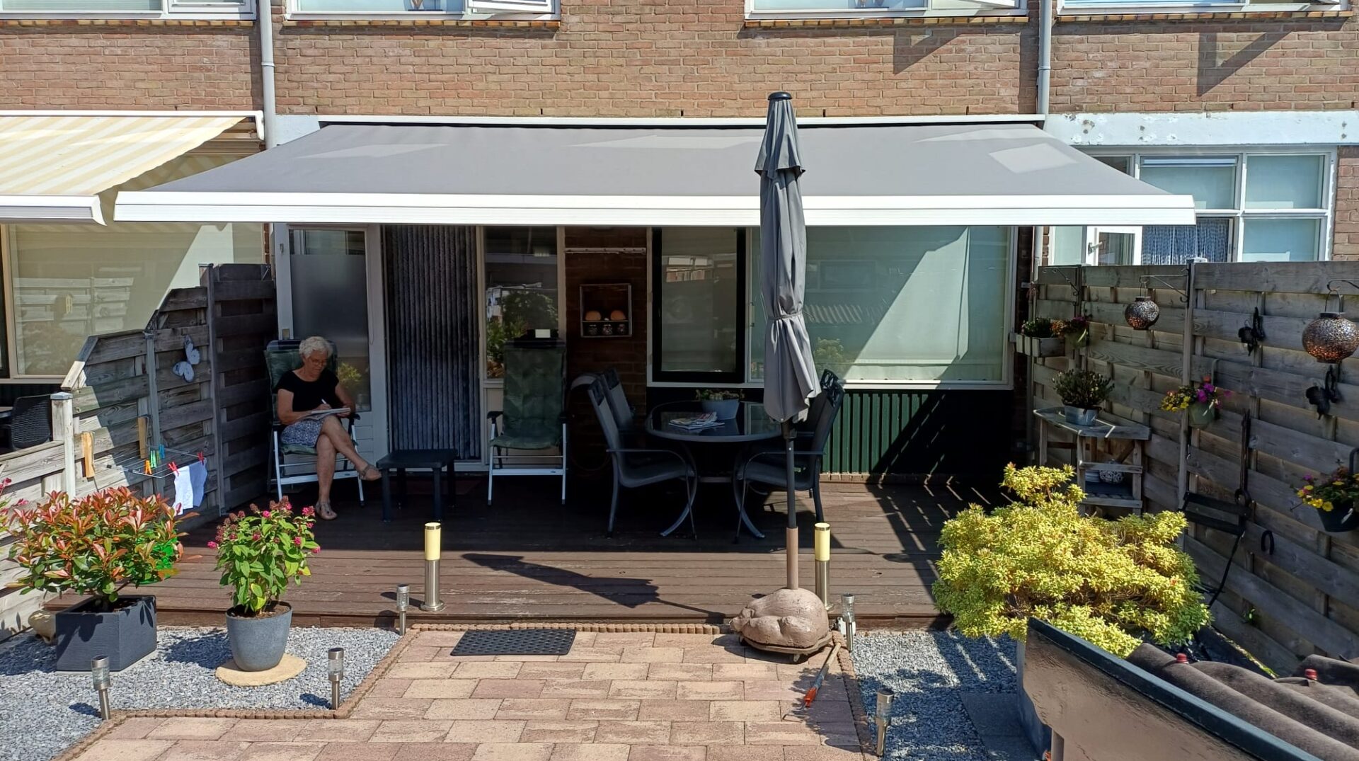 T367 Zonneschermdoek Tibelly antracietgrijs