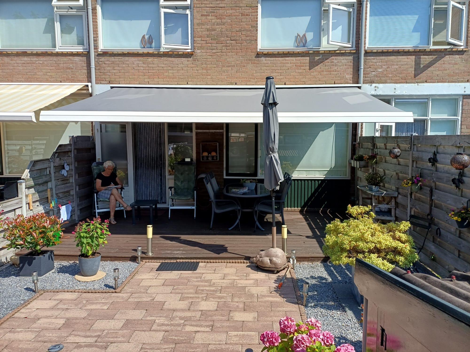 T367 Zonneschermdoek Tibelly antracietgrijs