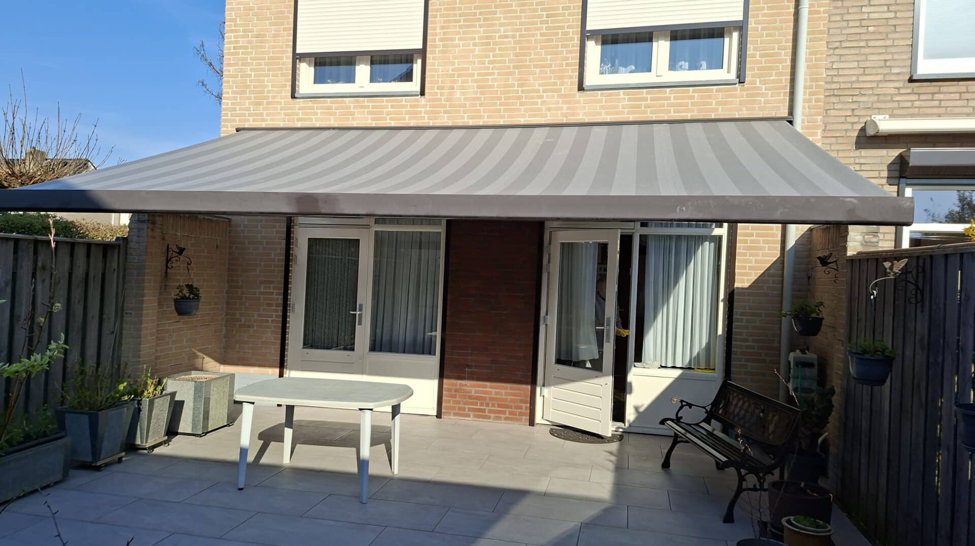 Tibelly zonnescherm doek T386 grijs