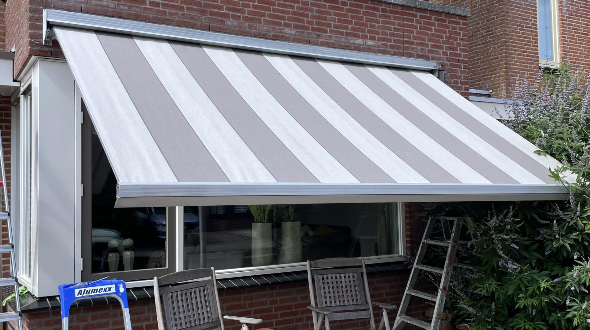 Zonneschermdoek vervangen Hellevoetsluis
